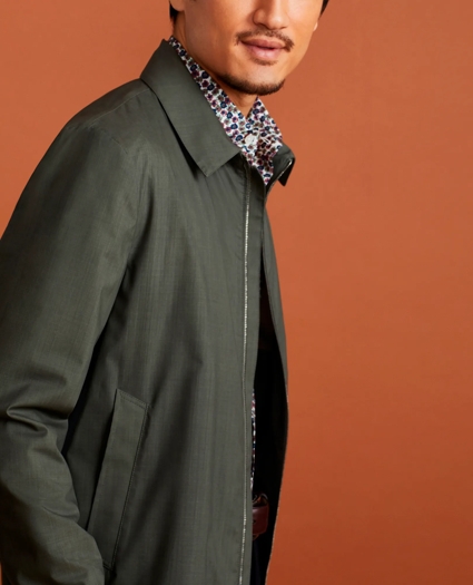 Golden Fleece® Wool-Silk Bomber Jacket, image 3