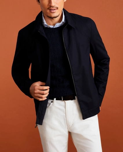 Golden Fleece® Wool-Silk Bomber Jacket, image 1