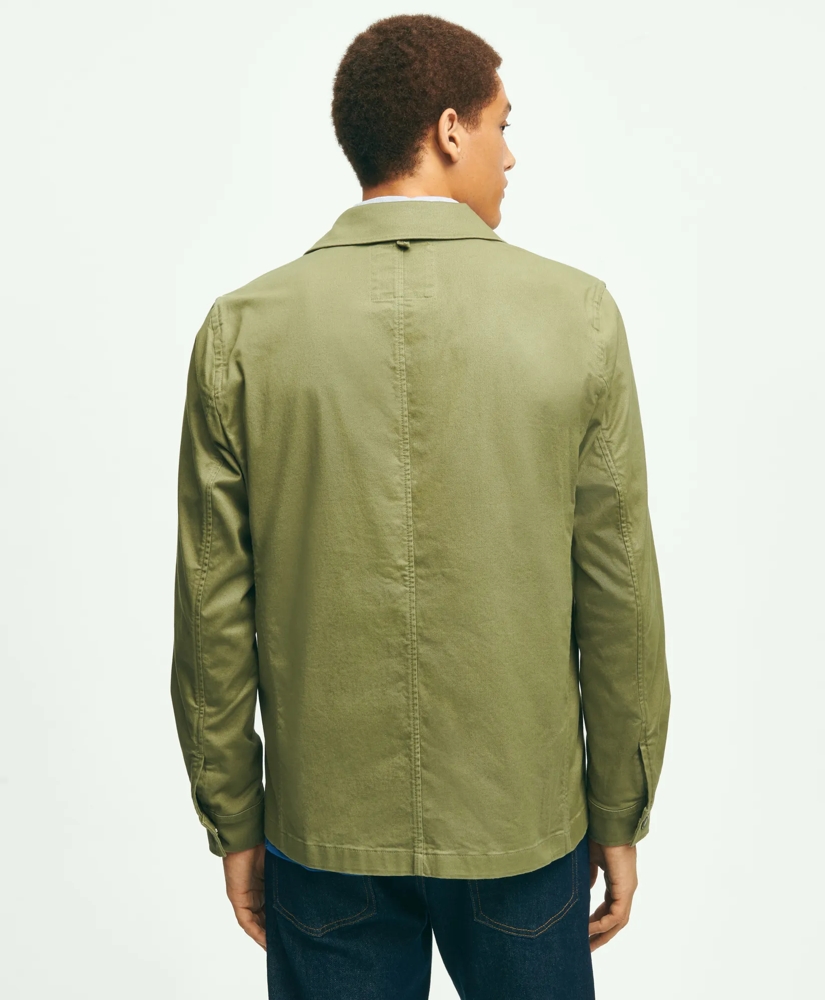 Stretch Cotton Twill Chore Jacket, image 3