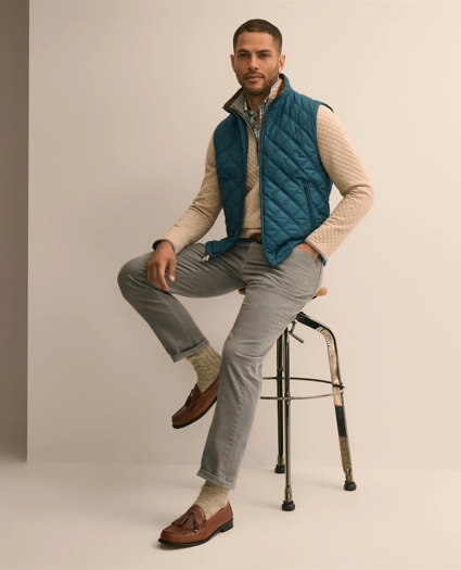 Paddock Diamond Quilted Vest, image 1