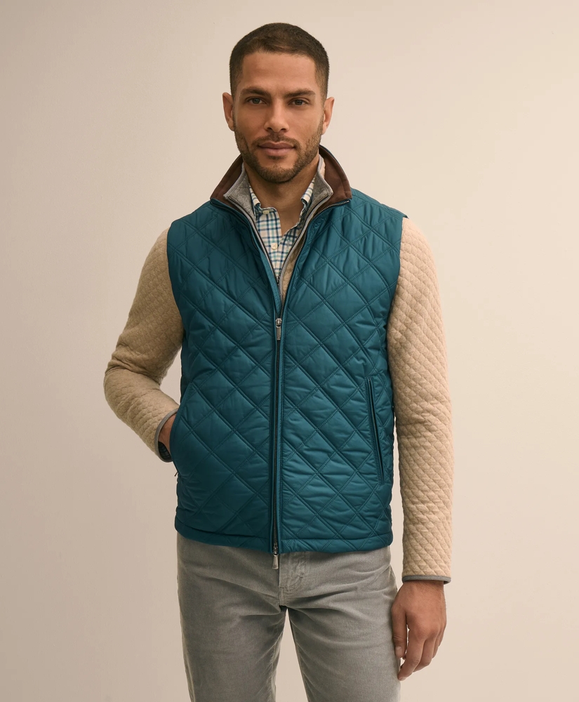 Paddock Diamond Quilted Vest, image 2