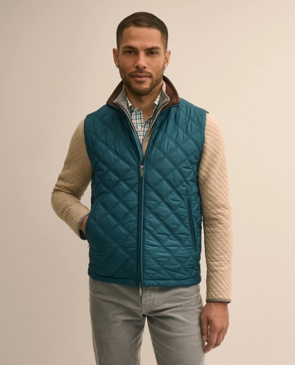 Paddock Diamond Quilted Vest, image 2