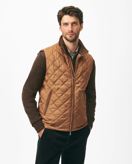 Paddock Diamond Quilted Vest, image 1