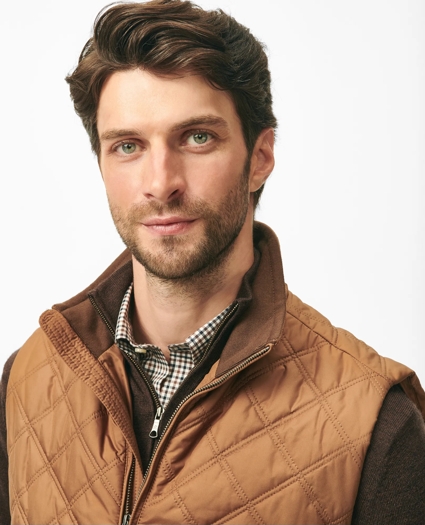 Paddock Diamond Quilted Vest, image 2