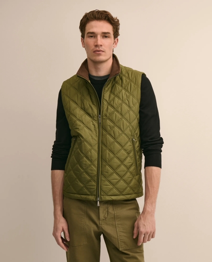 Paddock Diamond Quilted Vest, image 1