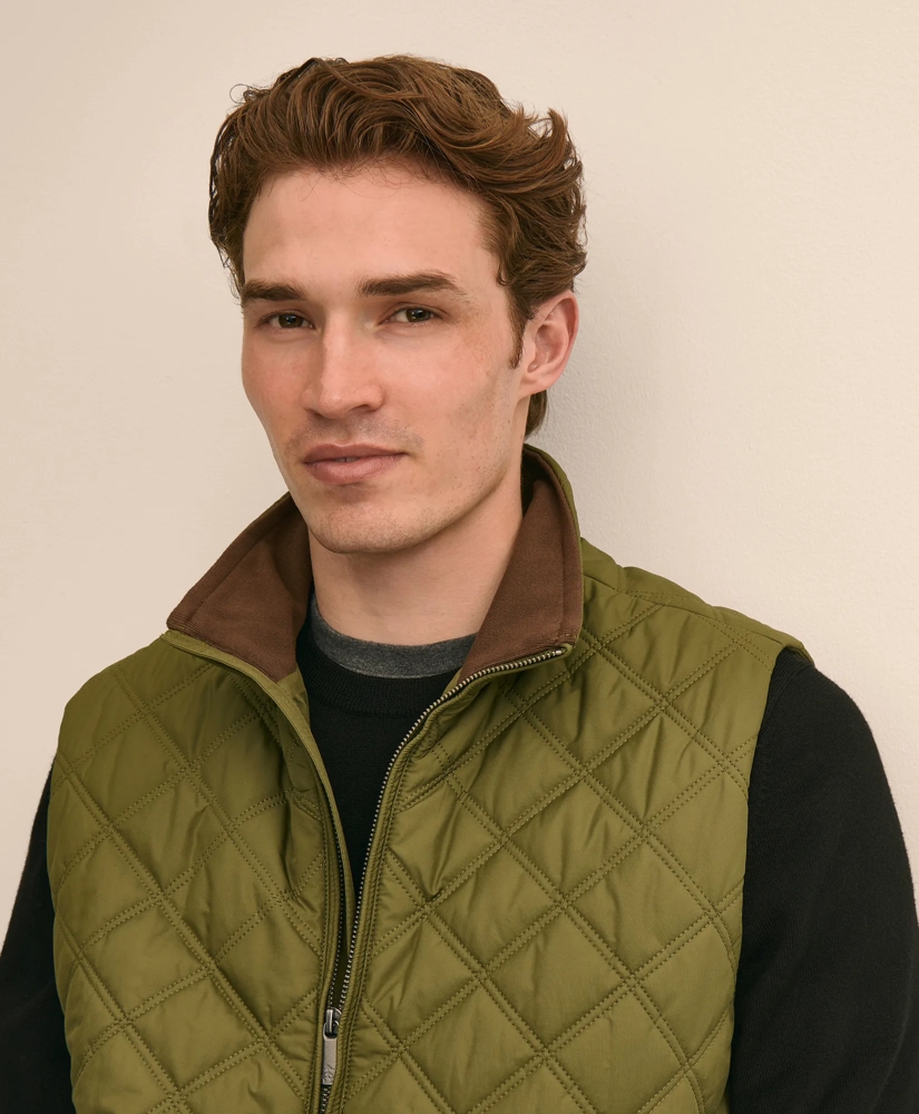Paddock Diamond Quilted Vest, image 3