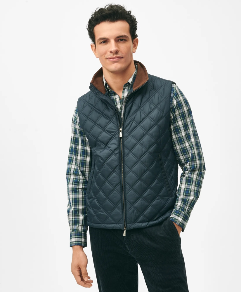 Paddock Diamond Quilted Vest, image 1