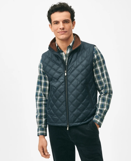 Paddock Diamond Quilted Vest, image 1