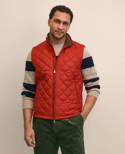 Paddock Diamond Quilted Vest, image 1