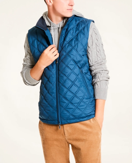 Paddock Diamond Quilted Vest, image 1