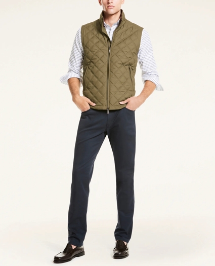 Paddock Diamond Quilted Vest, image 2
