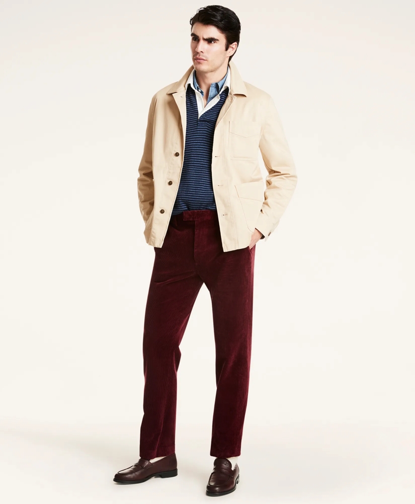 Stretch Cotton Twill Chore Jacket, image 2