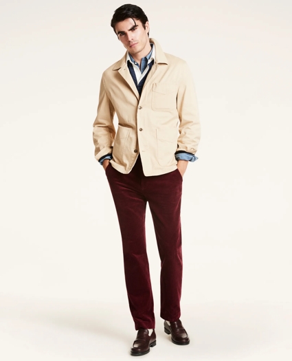 Stretch Cotton Twill Chore Jacket, image 3