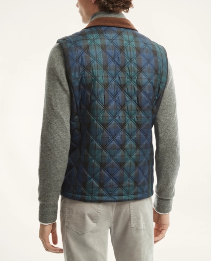 Paddock Quilted Black Watch Vest, image 2