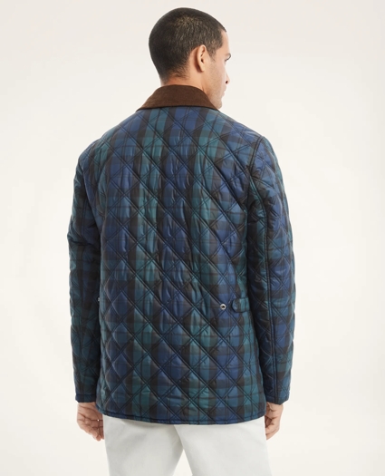 Paddock Quilted Black Watch Walking Coat, image 2