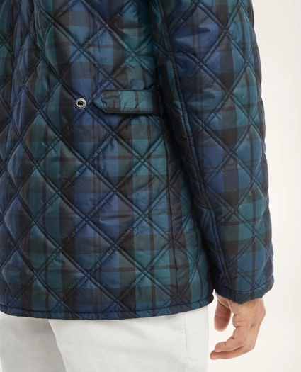 Paddock Quilted Black Watch Walking Coat, image 3