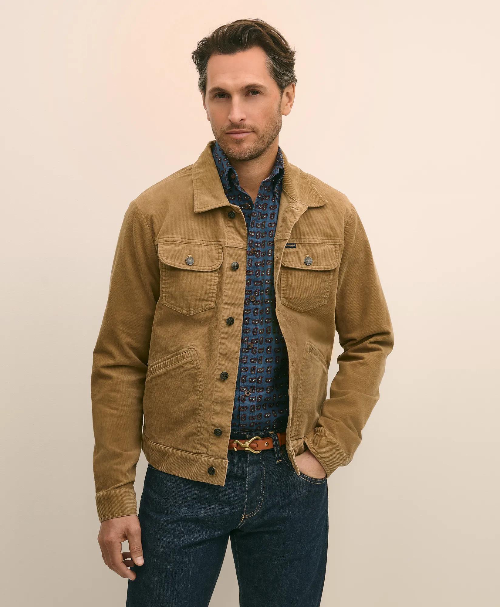 Medium Wale Corduroy Trucker Jacket