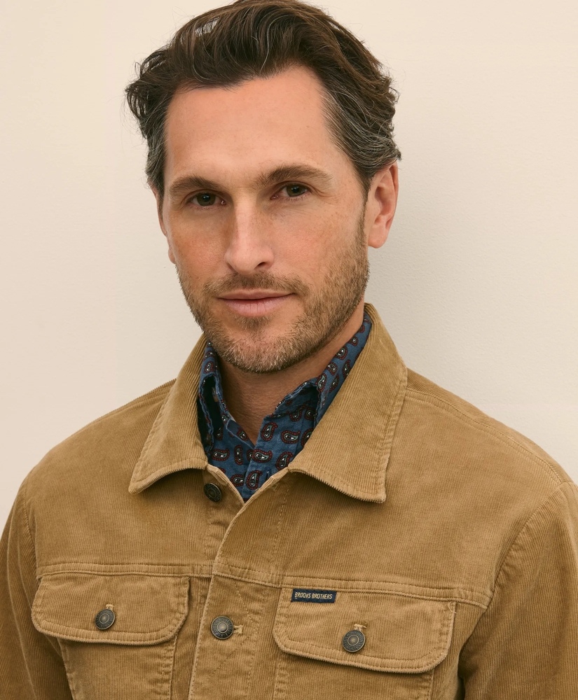 Medium Wale Corduroy Trucker Jacket, image 4