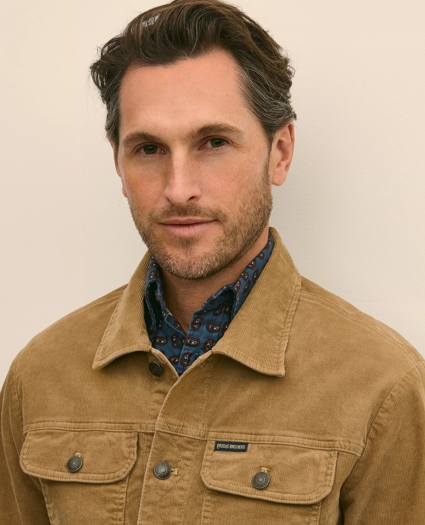 Medium Wale Corduroy Trucker Jacket, image 4
