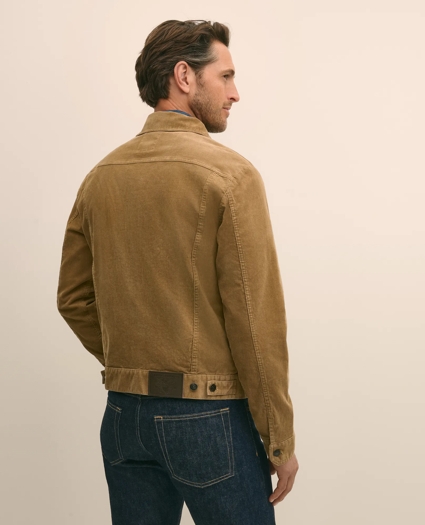 Medium Wale Corduroy Trucker Jacket, image 6