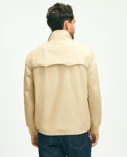 Cotton Blend Harrington Jacket, image 3