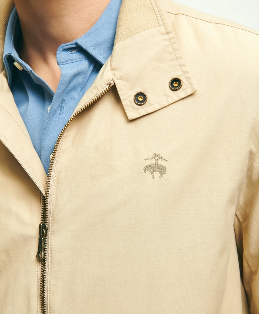 Cotton Blend Harrington Jacket, image 4