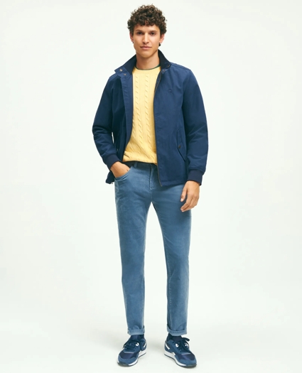 Cotton Blend Harrington Jacket, image 2