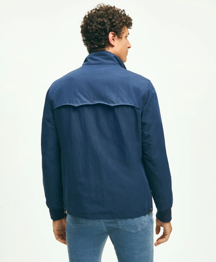 Cotton Blend Harrington Jacket, image 3