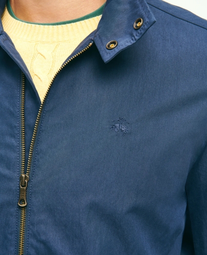 Cotton Blend Harrington Jacket, image 4