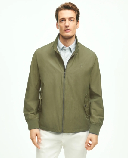 Cotton Blend Harrington Jacket, image 1