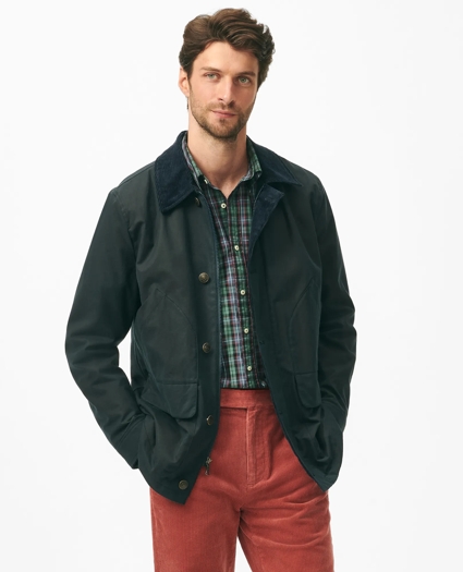 Cotton Waxed Chore Jacket, image 1