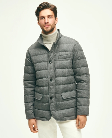 Wool Down Puffer Blazer, image 1