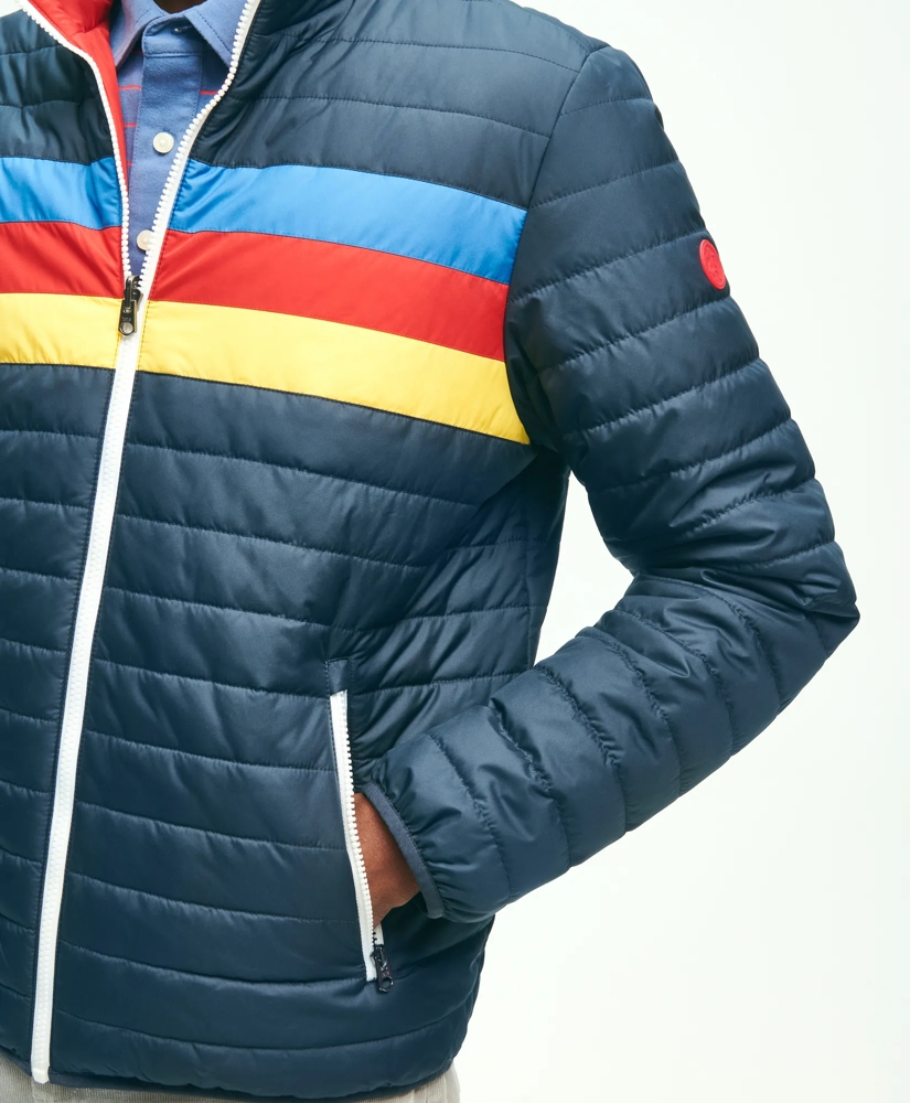 Reversible Racer Stripe Puffer Jacket, image 4