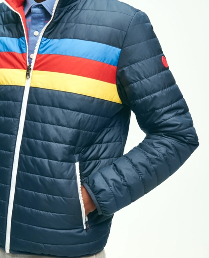 Reversible Racer Stripe Puffer Jacket, image 4