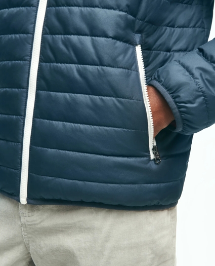 Reversible Racer Stripe Puffer Jacket, image 5