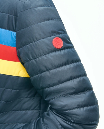 Reversible Racer Stripe Puffer Jacket, image 6