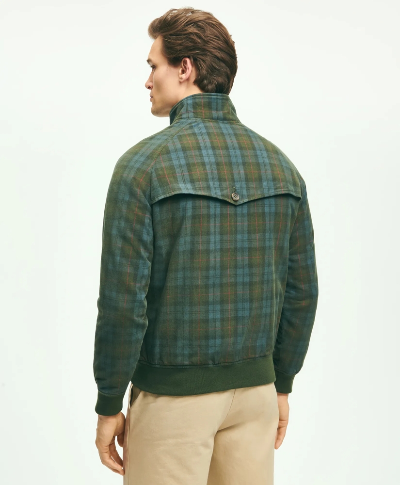 Cotton Corduroy Plaid Bomber Jacket, image 4