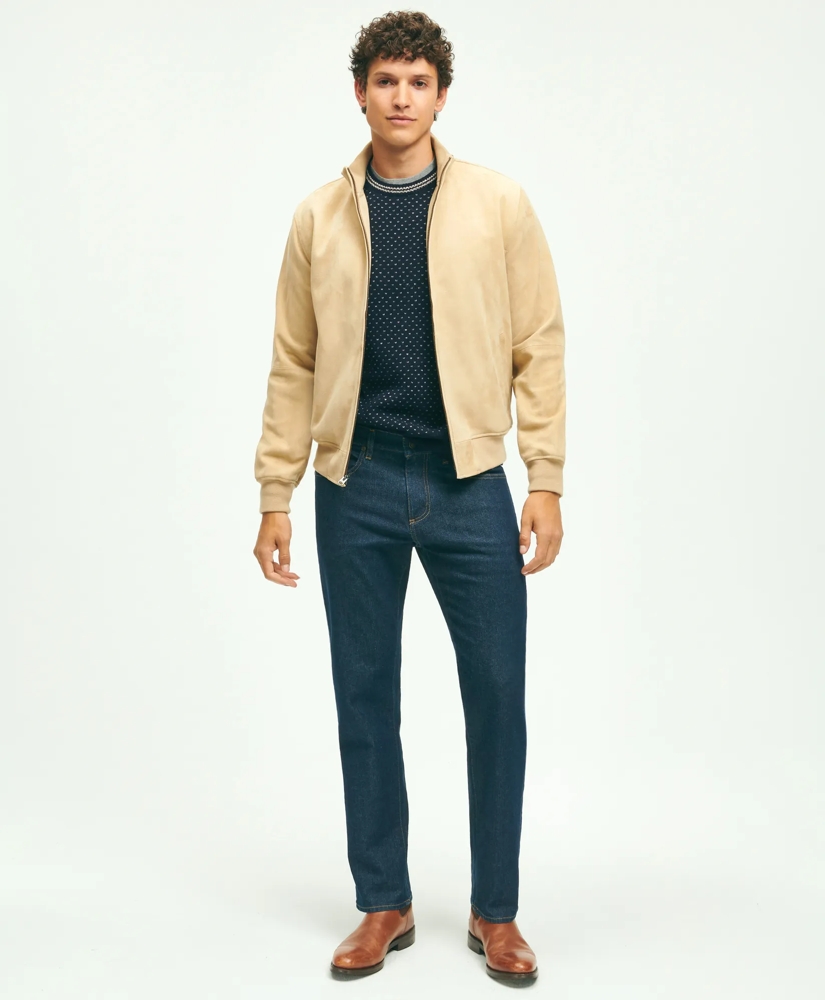 Suede Bomber Jacket, image 1