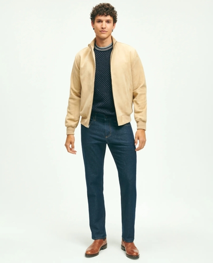 Suede Bomber Jacket, image 1