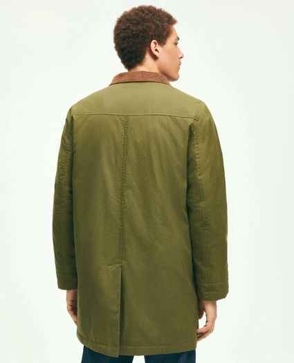 Cotton Hooded Waxed Parka, image 6