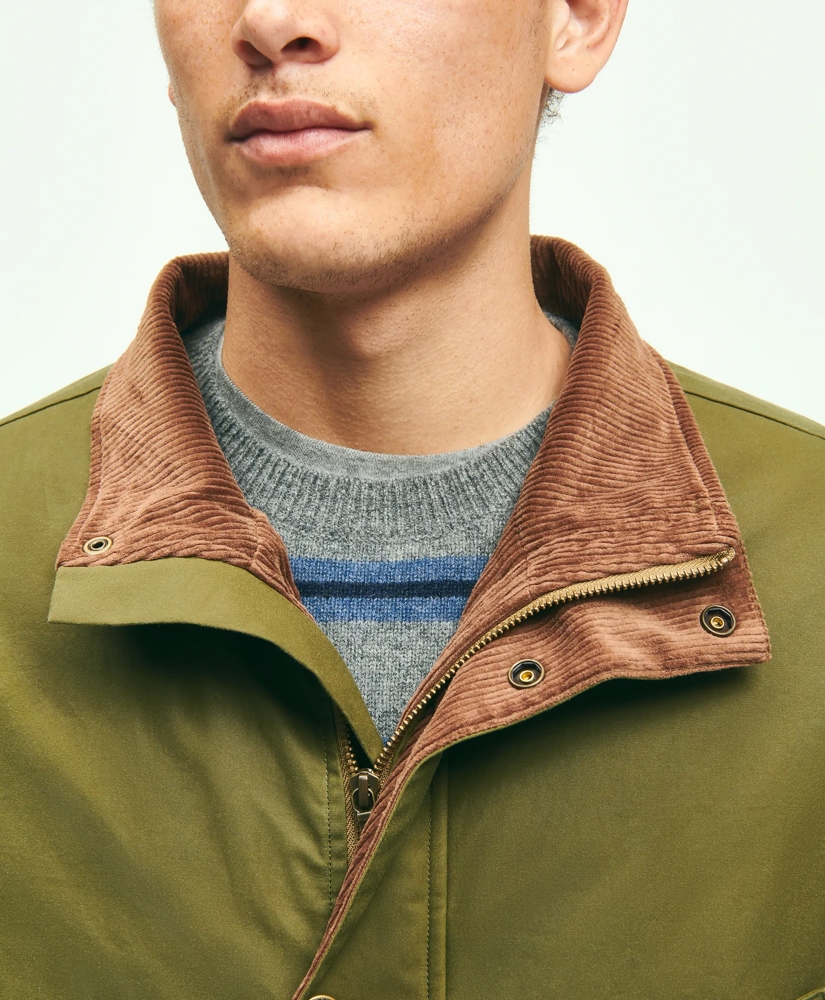Cotton Hooded Waxed Parka, image 7