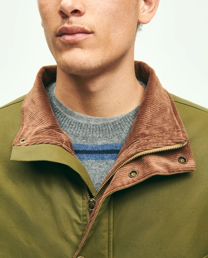 Cotton Hooded Waxed Parka, image 7