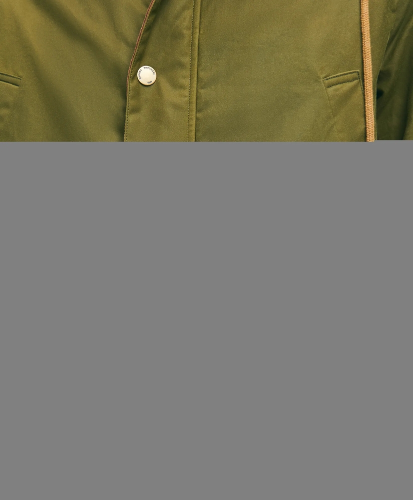 Cotton Hooded Waxed Parka, image 8