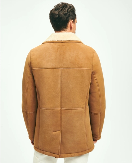 Shearling Double-Breasted Coat, image 3