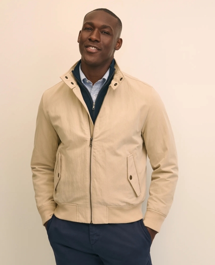 Bomber Jacket in Cotton Blend, image 1
