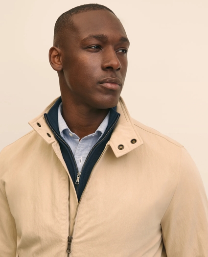 Bomber Jacket in Cotton Blend, image 3