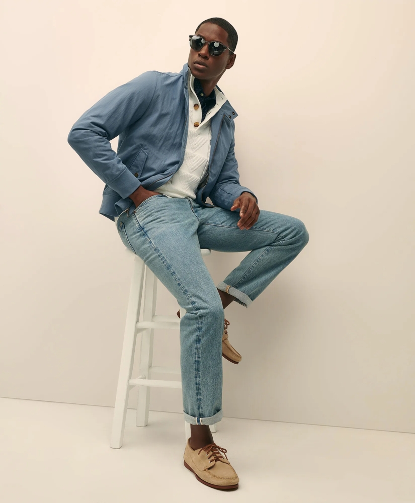 Bomber Jacket in Cotton Blend, image 1