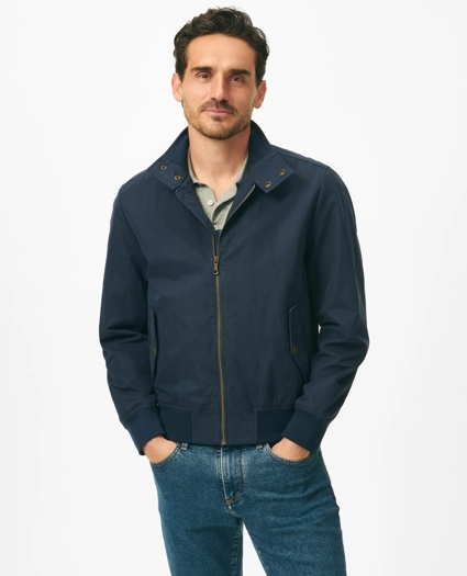 Harrington Jacket in Cotton Blend, image 1