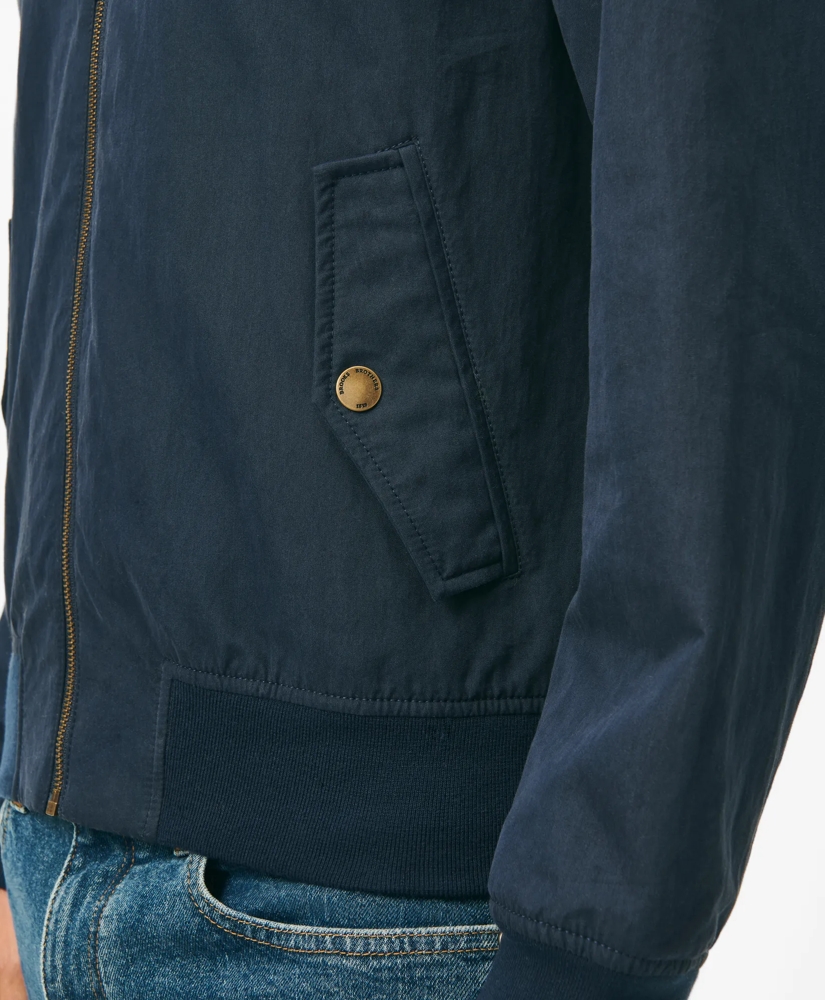 Harrington Jacket in Cotton Blend, image 4