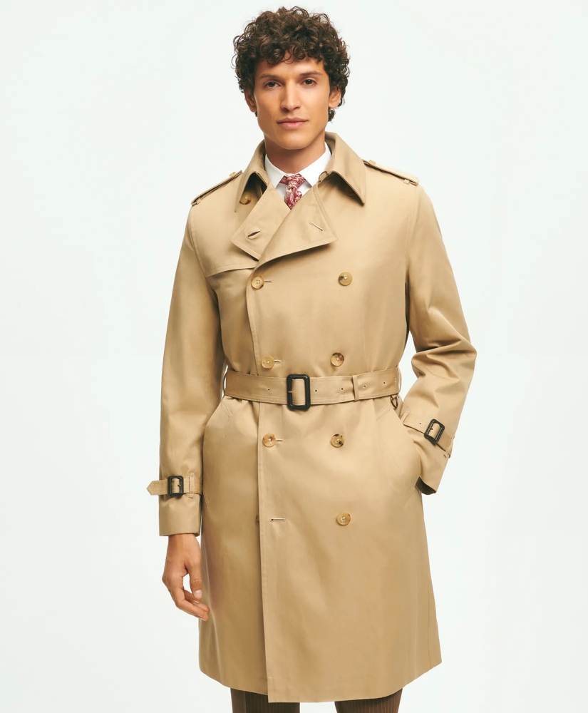 Supima® Cotton Gabardine Trench Coat, image 3